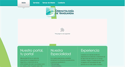 Desktop Screenshot of dermatologiadevanguardia.com